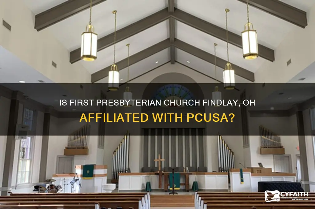 is first presbyterian church findlay oh an pcusa church