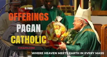 Are Food Offerings in Catholicism Rooted in Pagan Traditions?