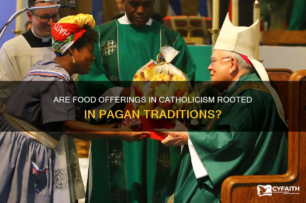 is food offerings pagan catholic