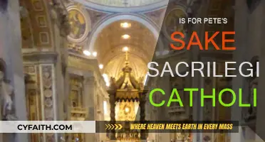 Is "For Pete's Sake" Sacrilegious for Catholics?