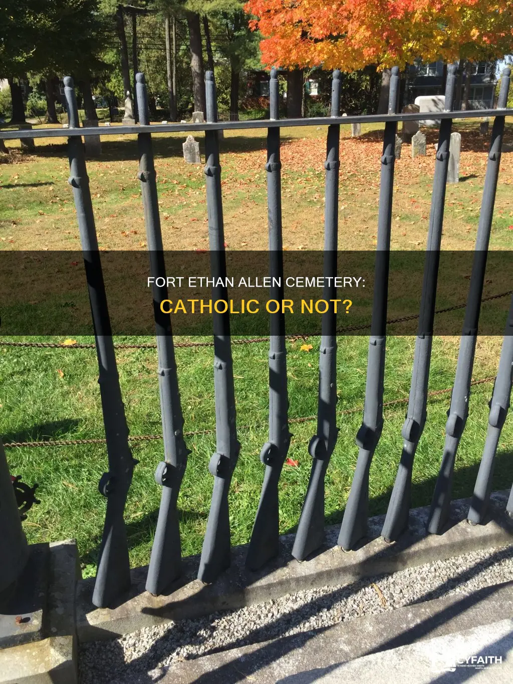 is fort ethan allen cemetery catholic