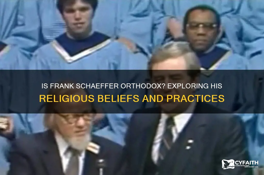 is frank schaeffer orthodox