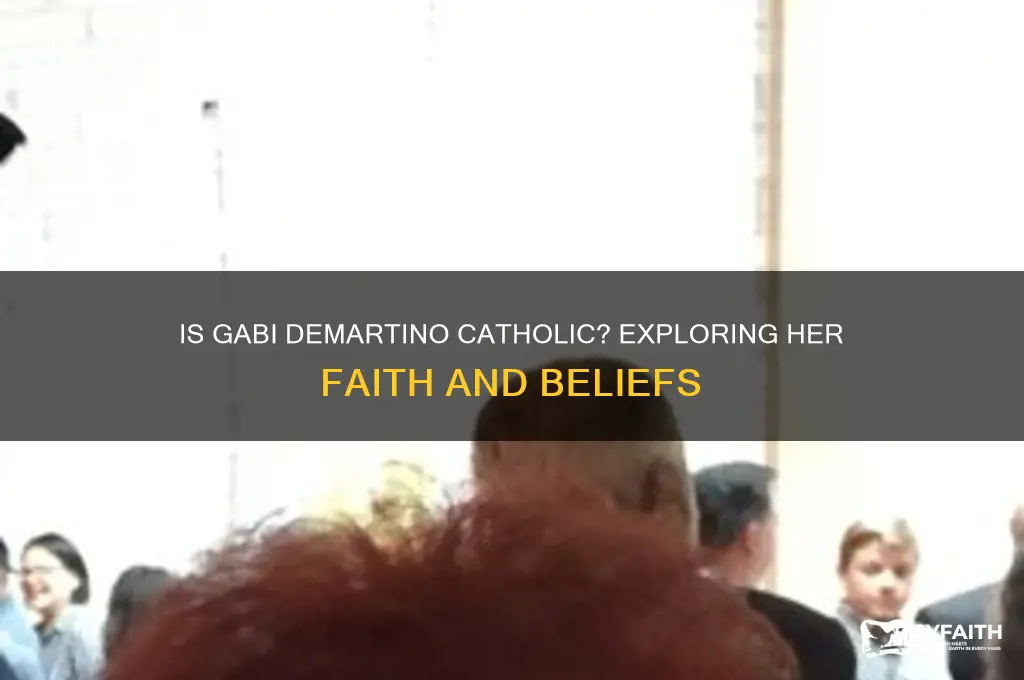 is gabi demartino catholic