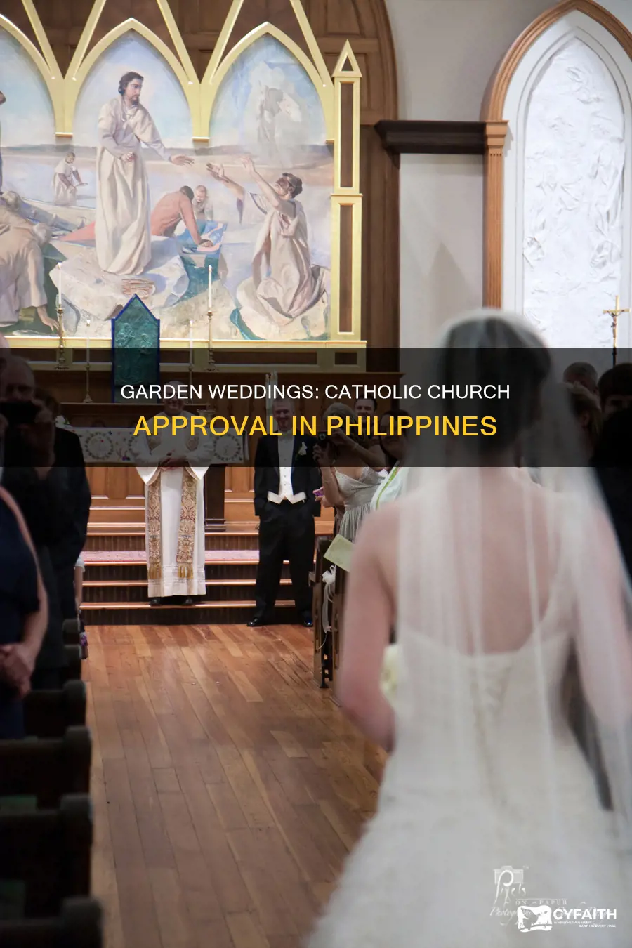 is garden wedding allowed in catholic philippines