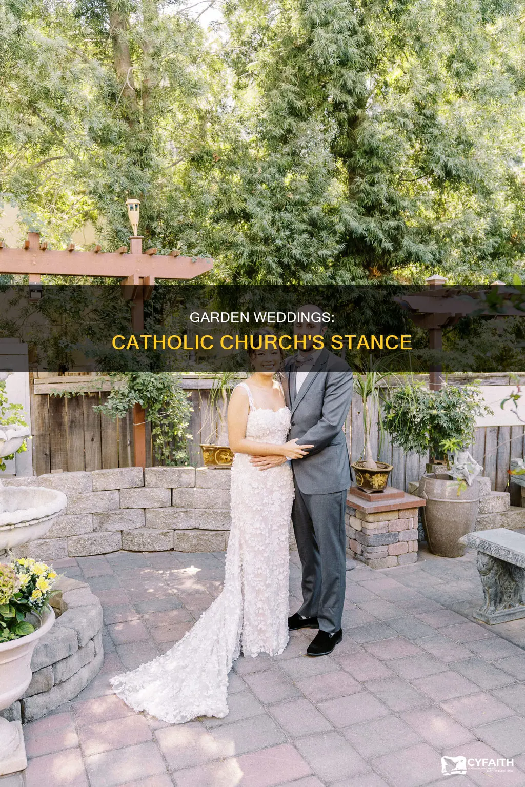is garden wedding allowed in catholic