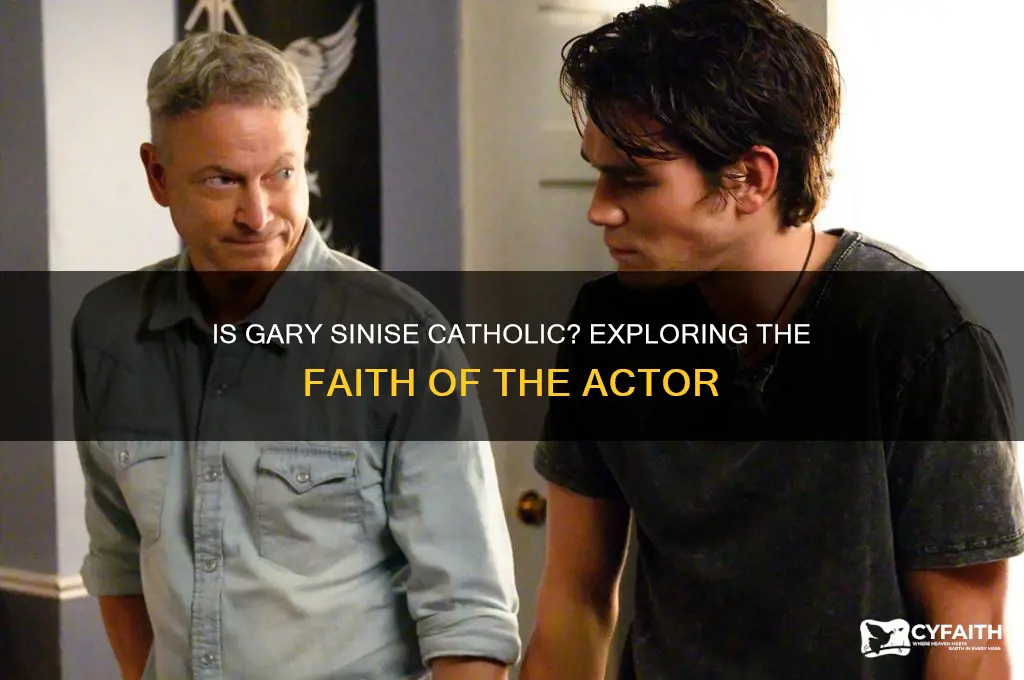 is gary sinise catholic