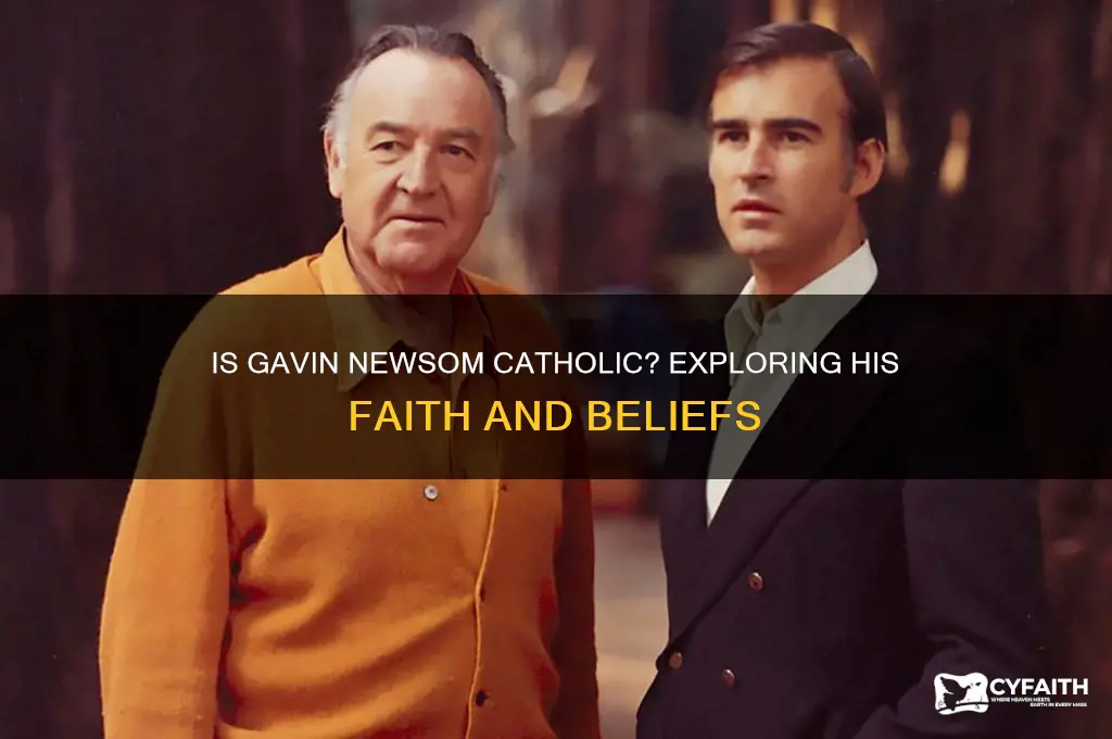 is gavin newsom a catholic