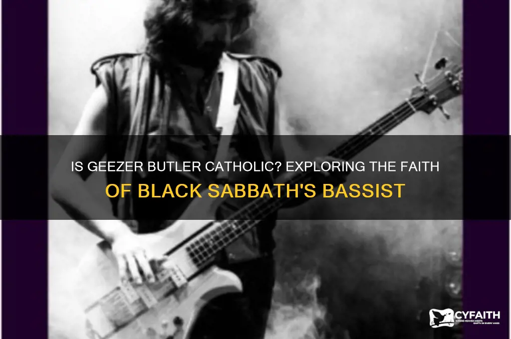 is geezer butler catholic