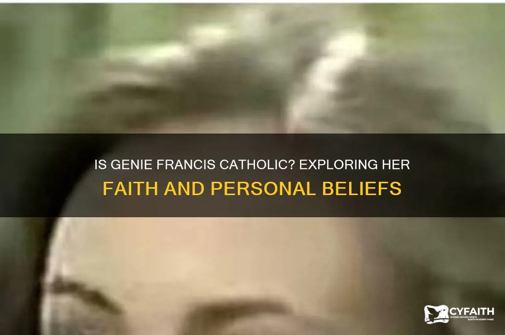 is genie francis catholic