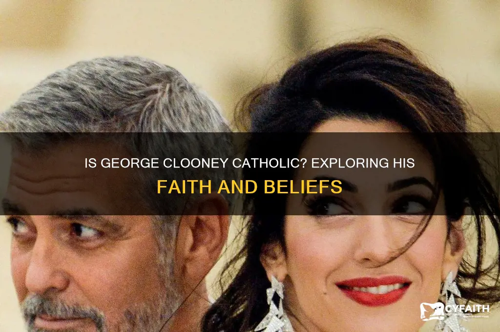 is george clooney catholic