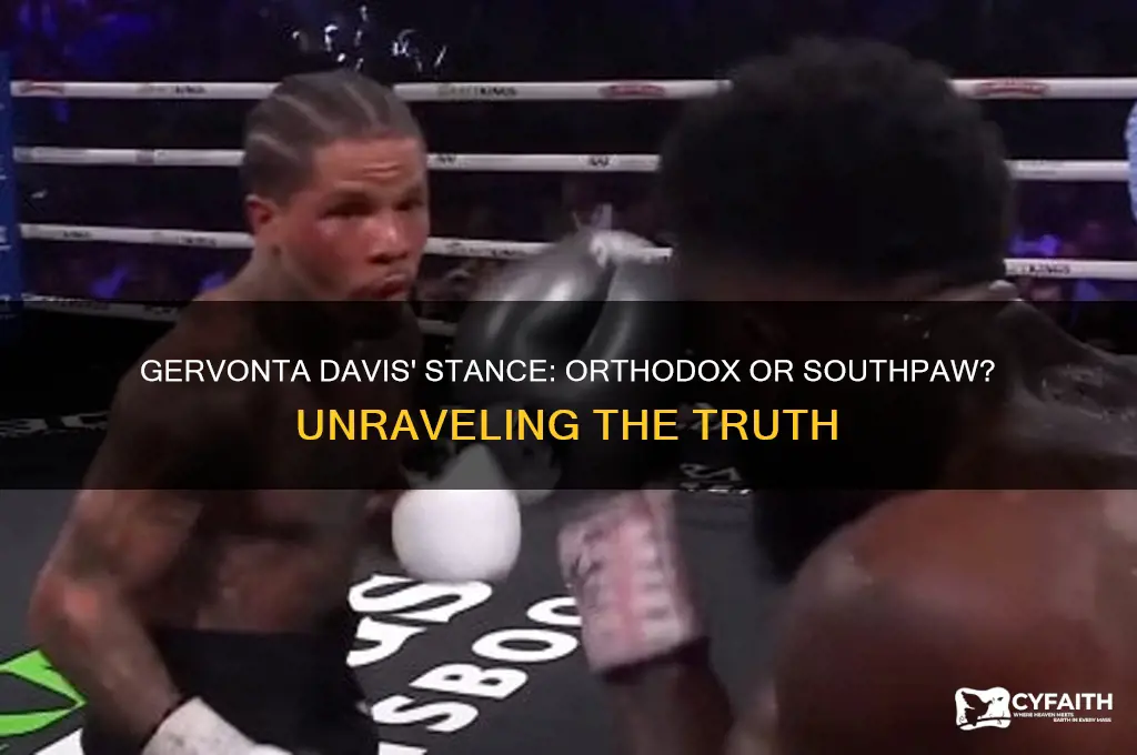 is gervonta davis orthodox