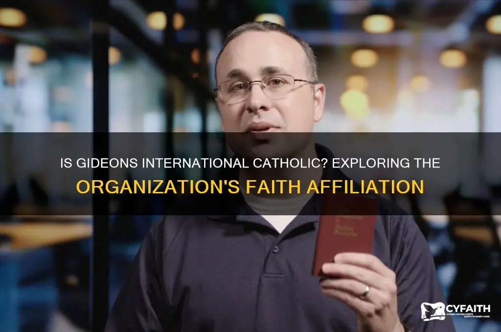 is gideons international catholic