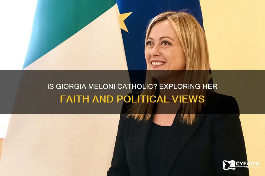 is giorgia meloni catholic