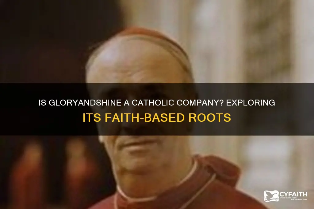 is gloryandshine a catholic company