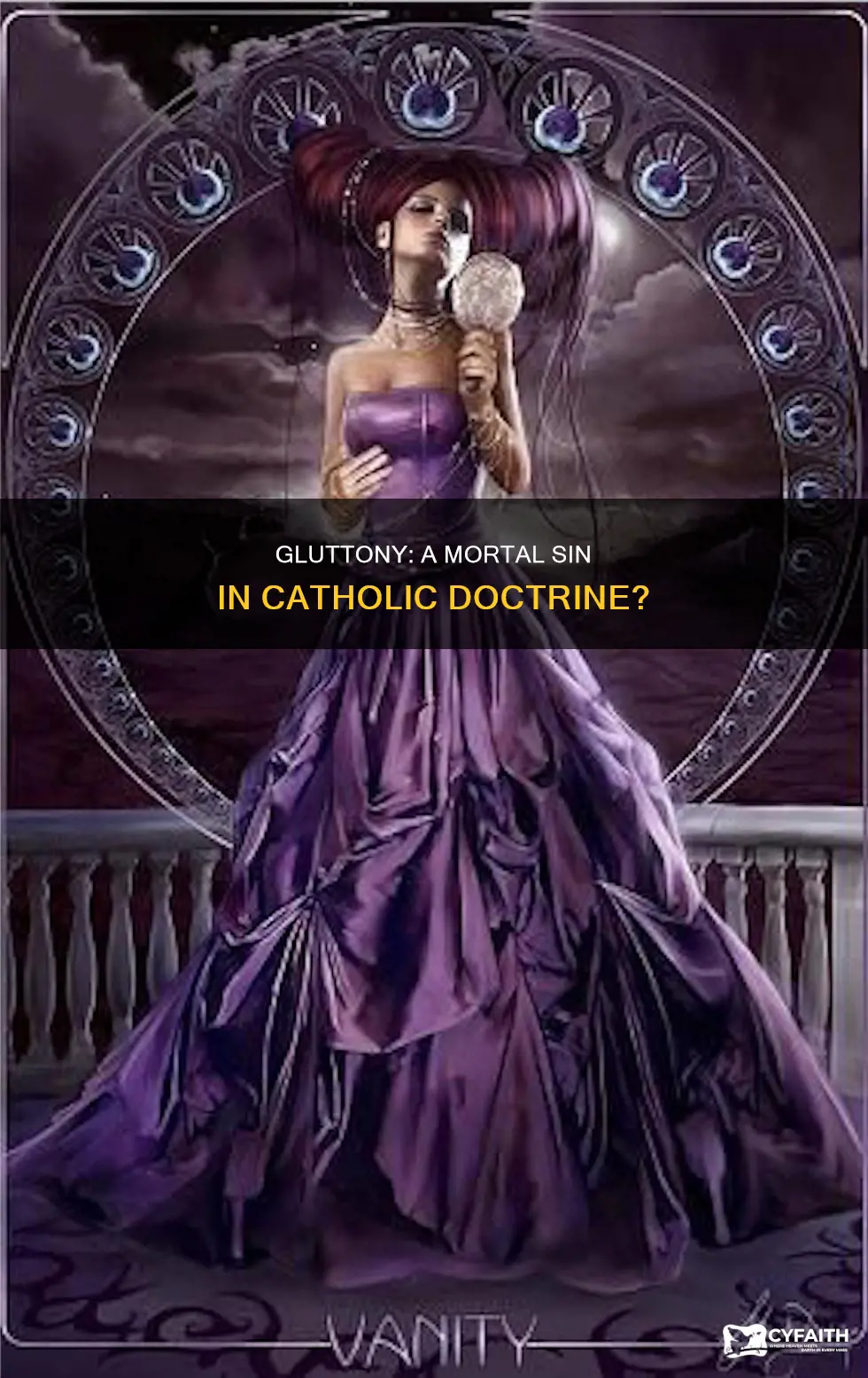 is gluttony a mortal sin catholic