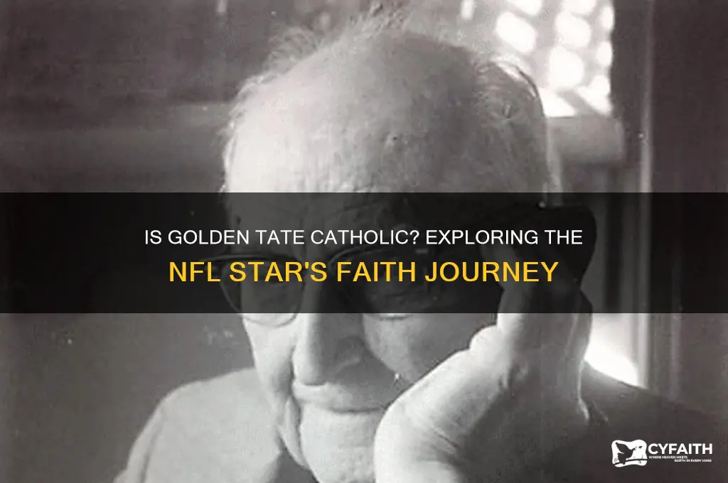 is golden tate catholic