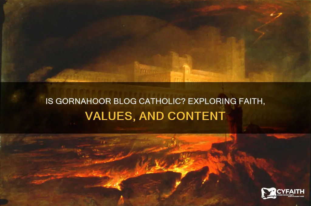 is gornahoor blog catholic