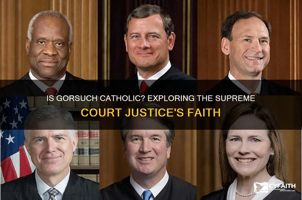 is gorsuch a catholic
