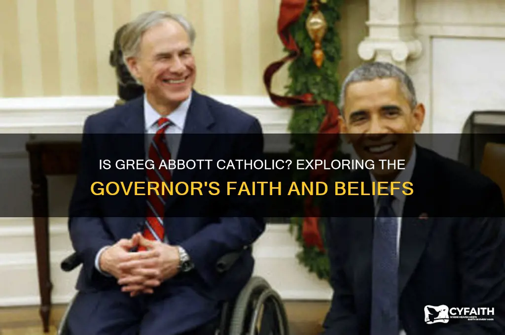 is gov abbott catholic