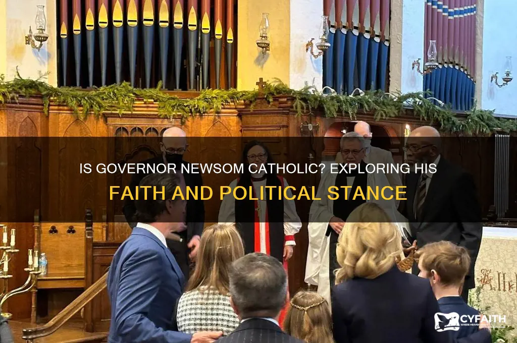 is gov newsom catholic
