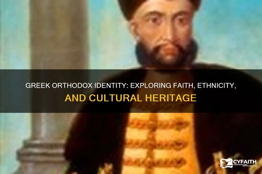 is greek orthodox and ethnicity