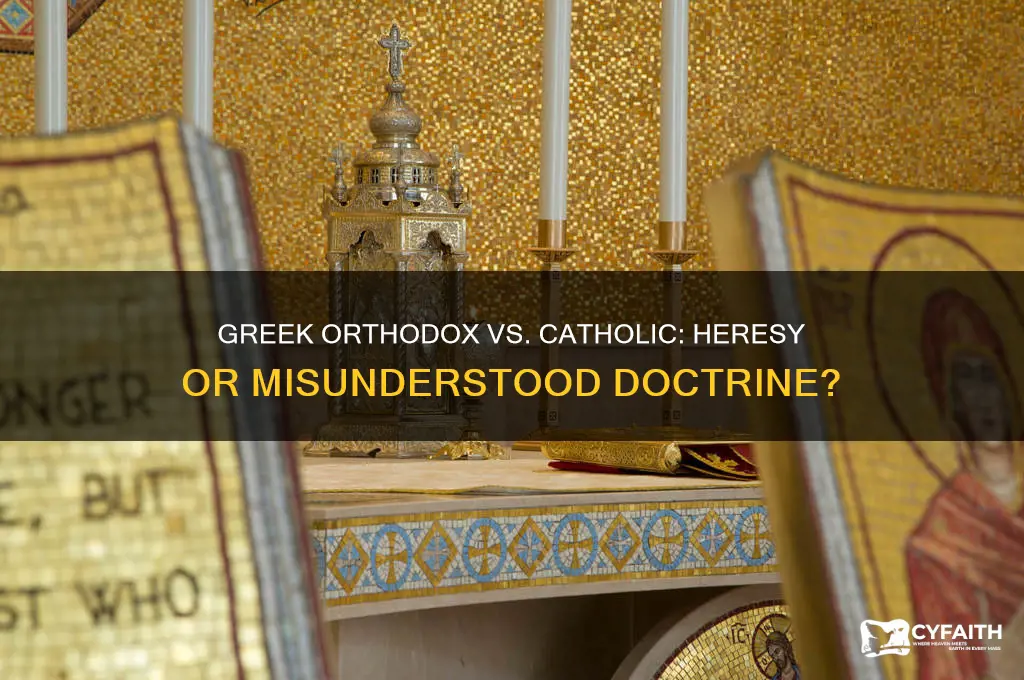 is greek orthodox catholic heresy