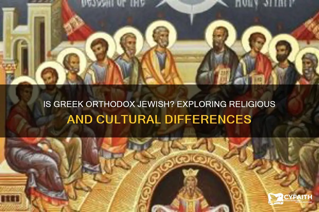 is greek orthodox jewish