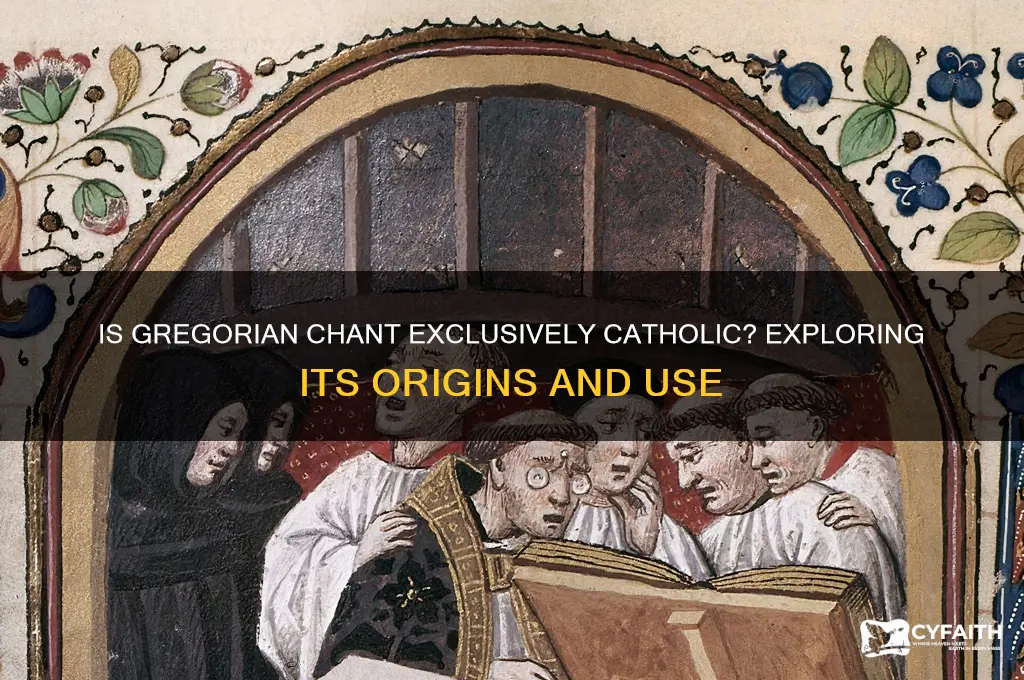 is gregorian chant catholic
