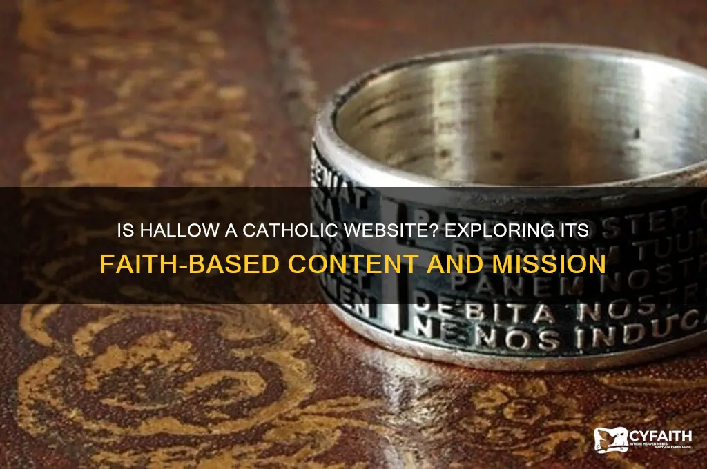 is hallow a catholic website