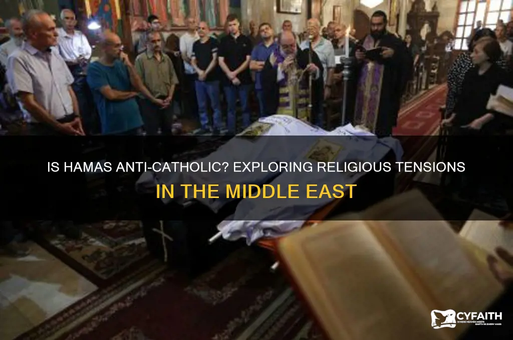 is hamas anti catholic