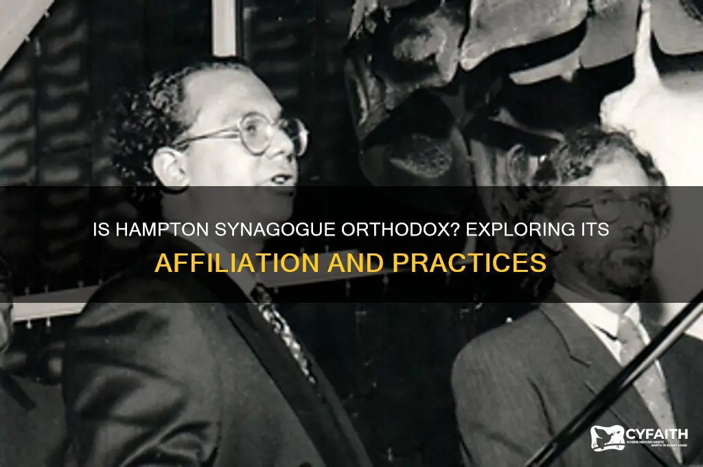 is hampton synagogue orthodox