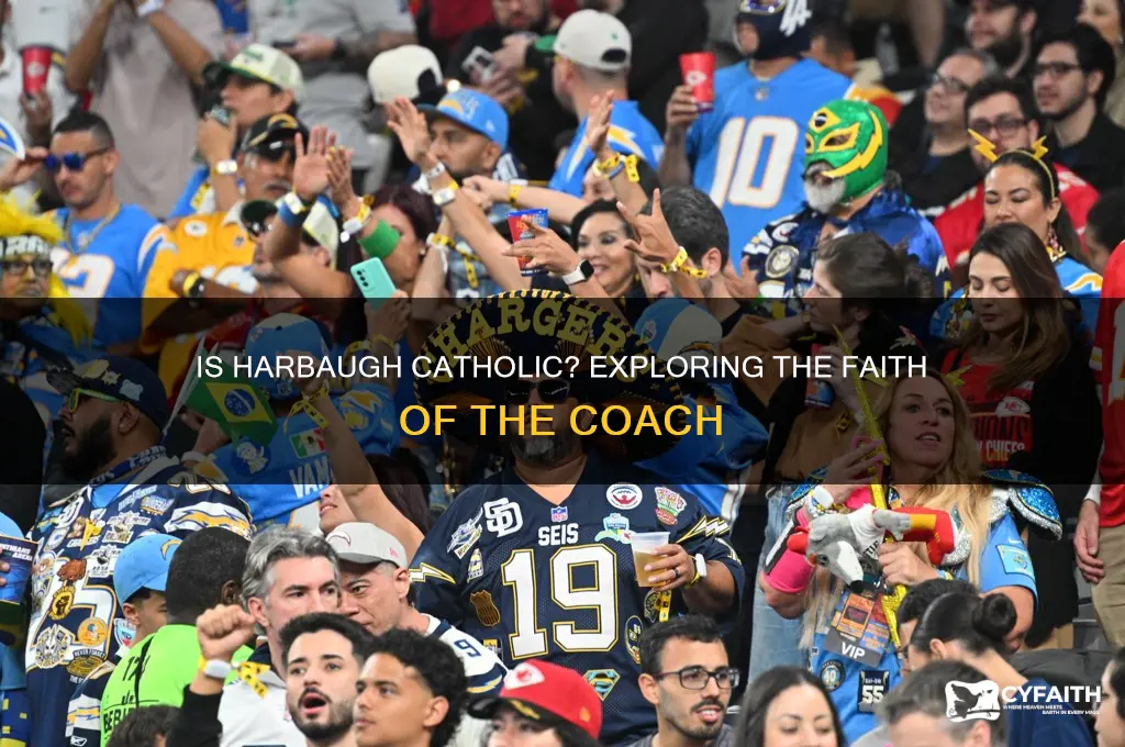 is harbaugh catholic