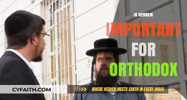 Hebrew's Role in Orthodox Judaism: Language, Liturgy, and Legacy