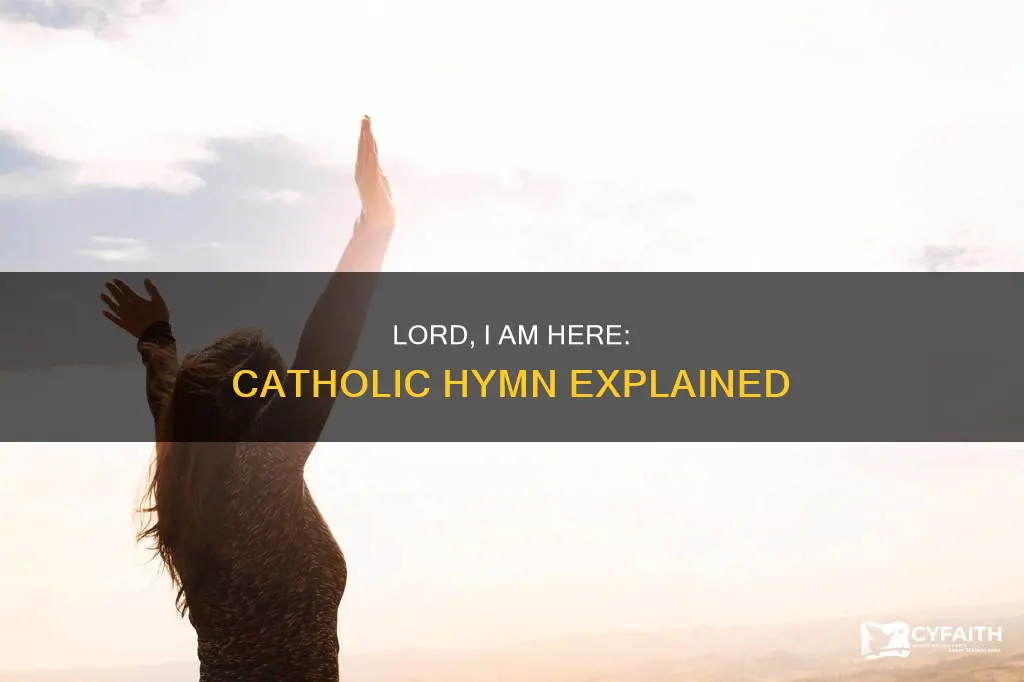 is here i am lord a catholic hymn