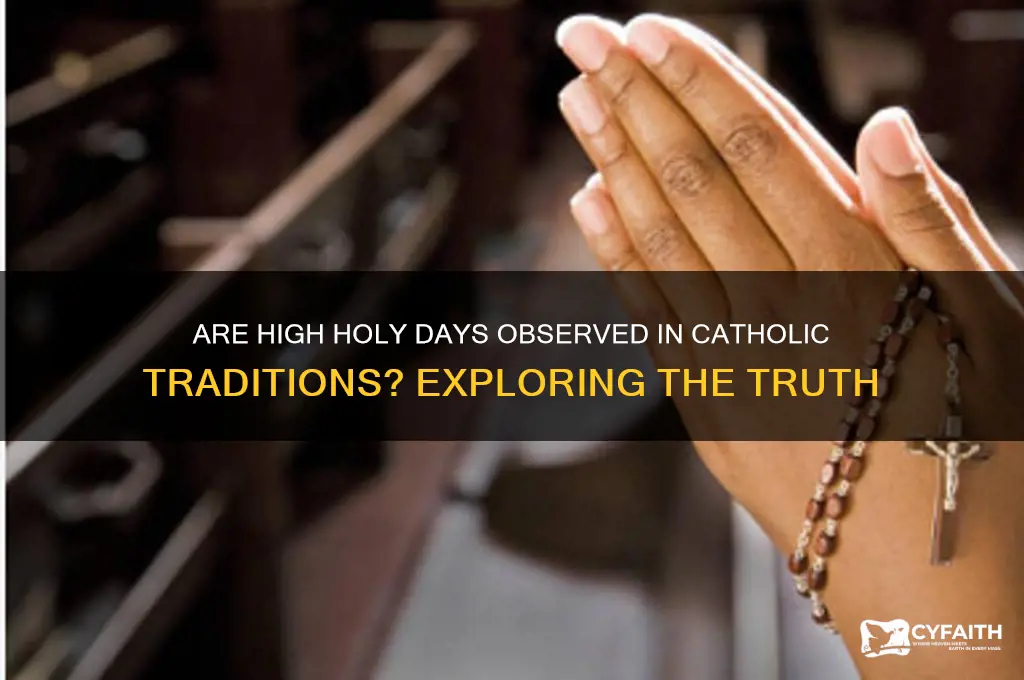 is high holy days catholic
