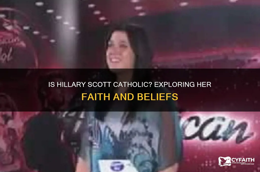 is hillary scott catholic