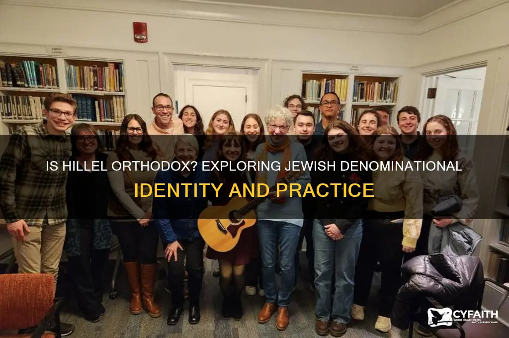 is hillel orthodox