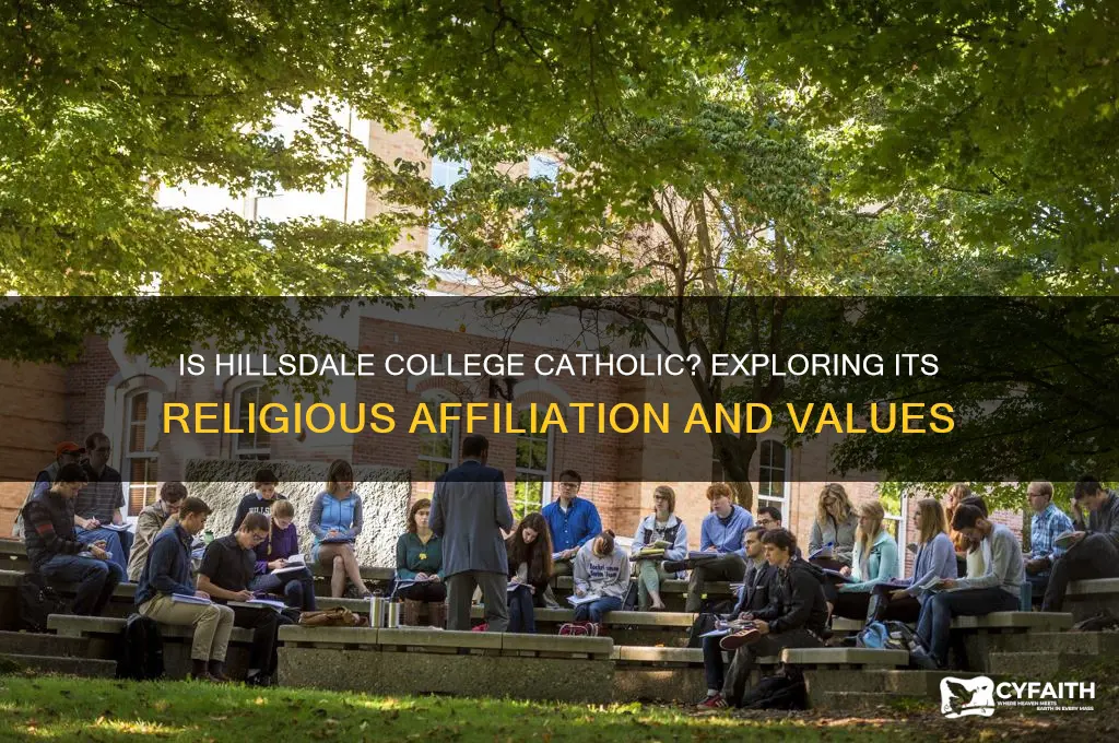 is hillsdale college catholic