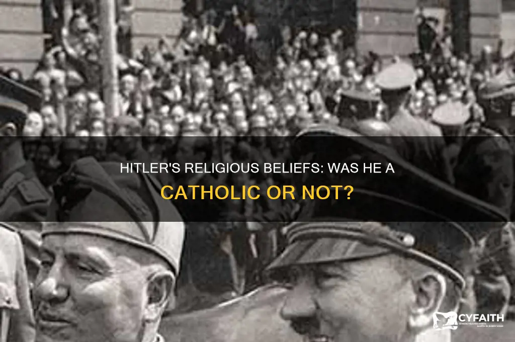 is hitler a catholic
