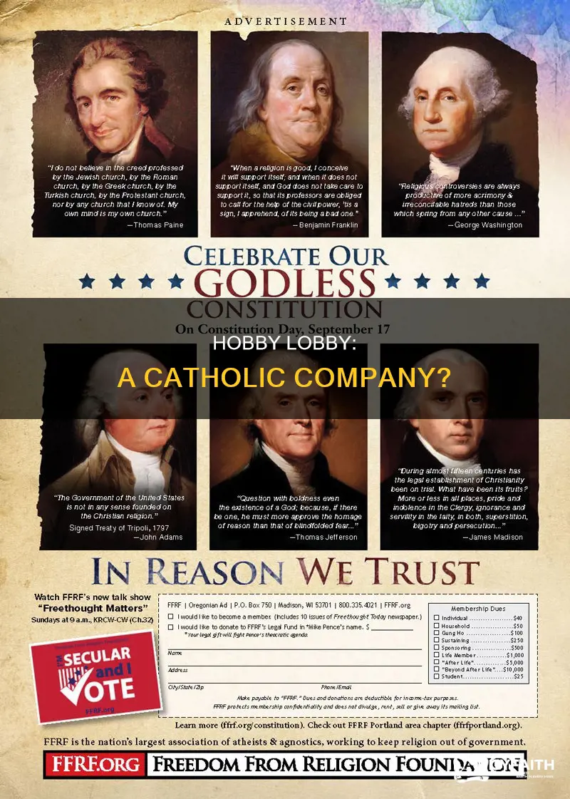 is hobby lobby a catholic company