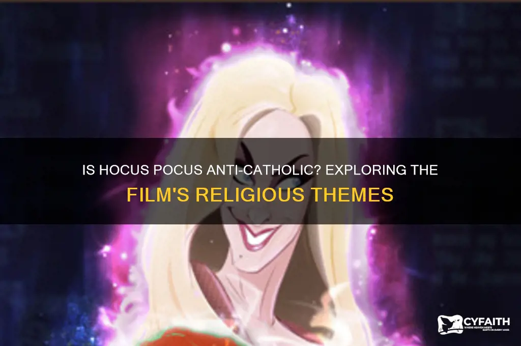 is hocus pocus anti catholic