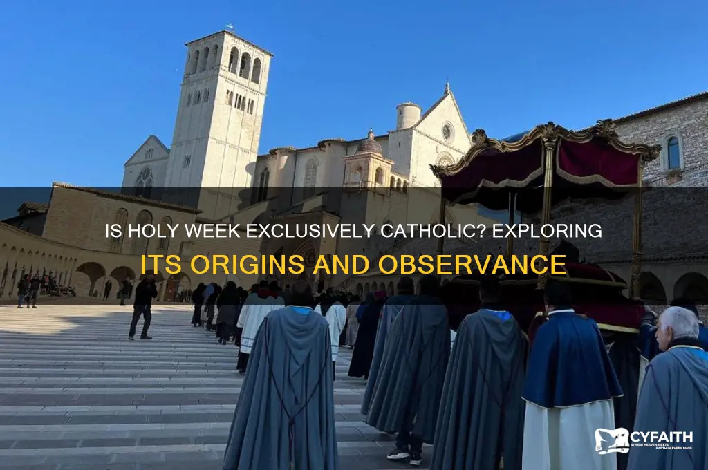is holy week catholic