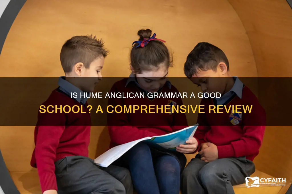 is hume anglican grammar a good school