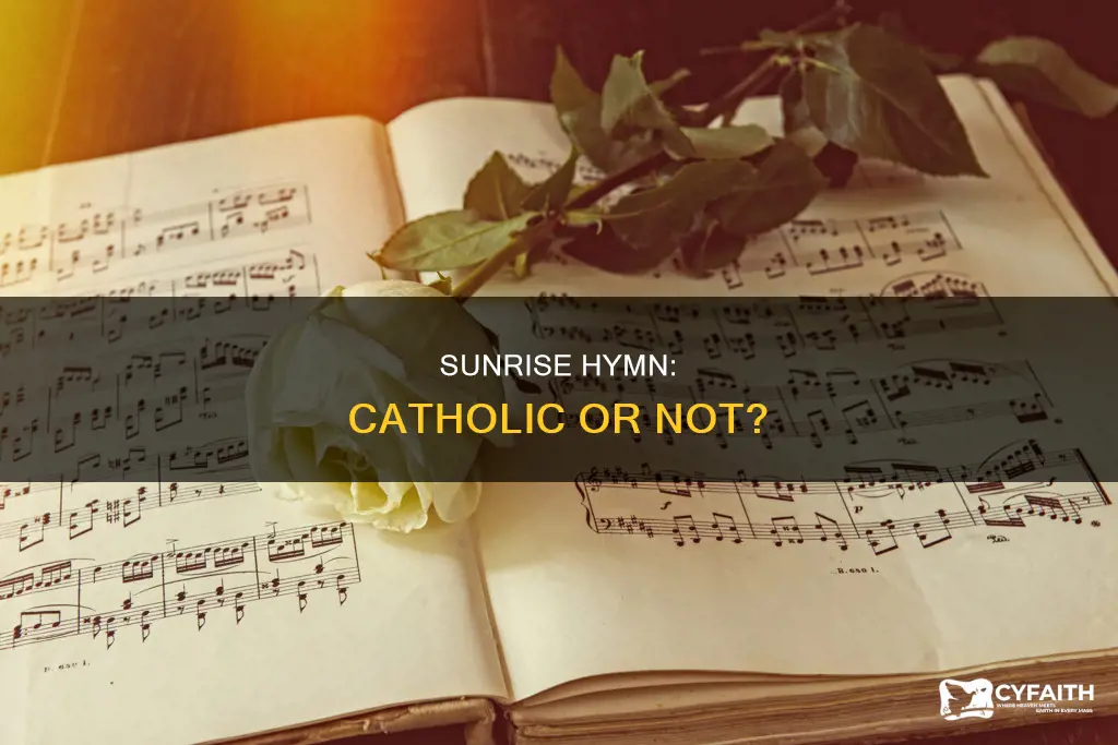 is i watch the sunrise a catholic hymn