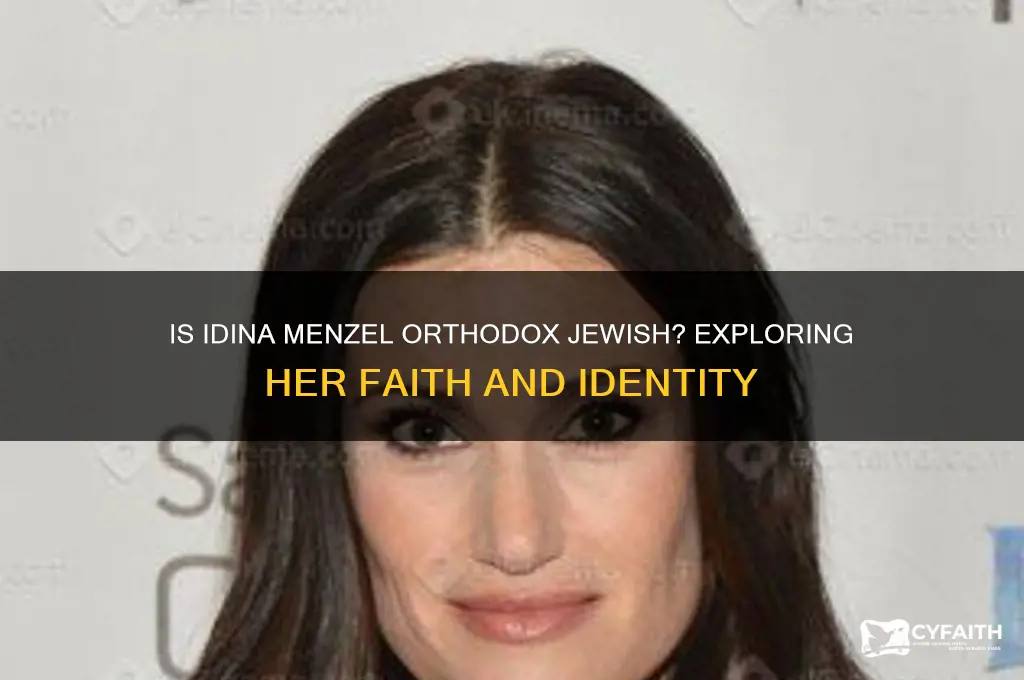 is idinia menzel orthodox jewish