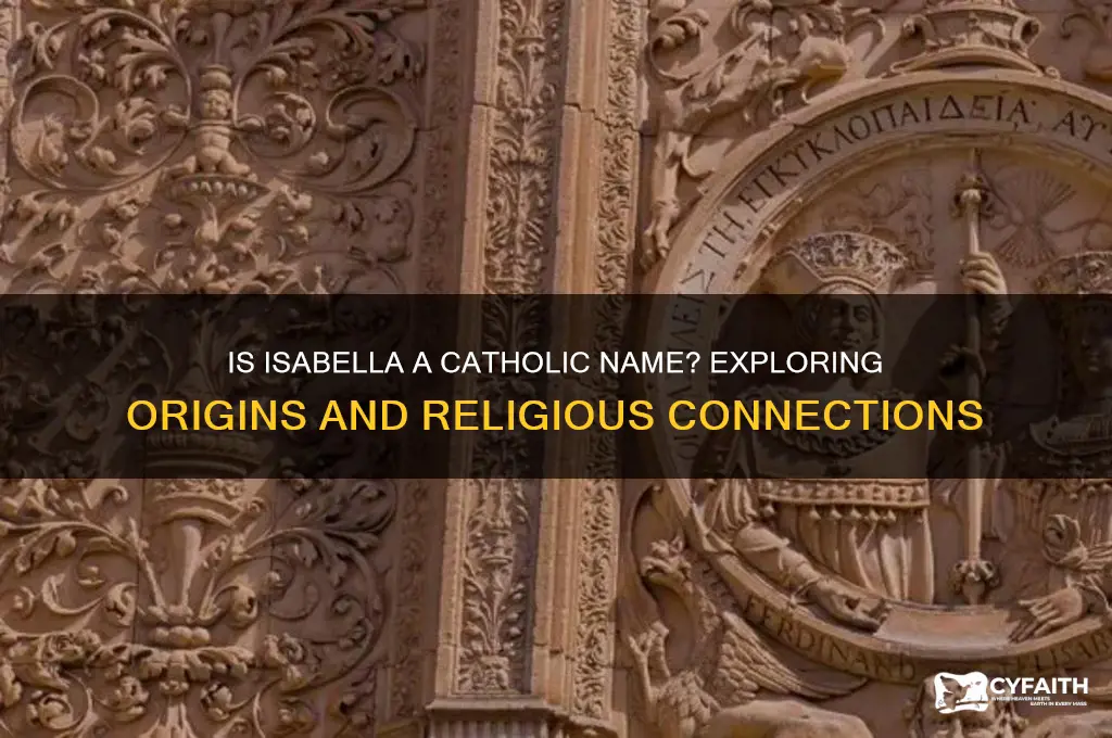 is isabella a catholic name