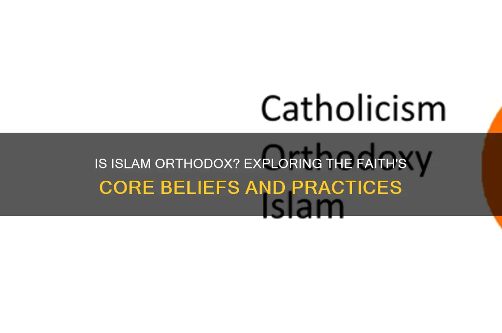 is islam orthodox