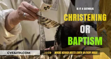 Christening vs Baptism: What's the Catholic Difference?