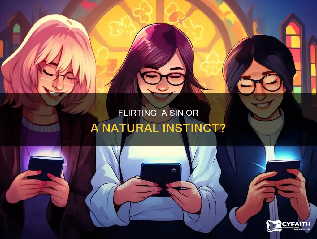 is it a sin to flirt catholic