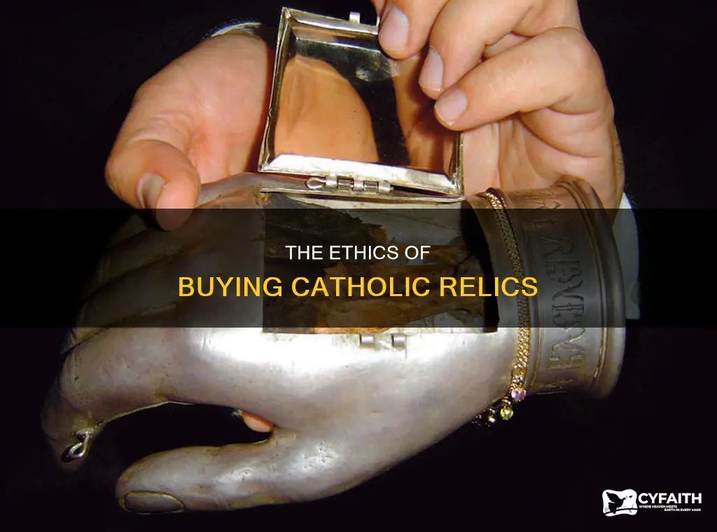 is it acceptable to buy catholic relics